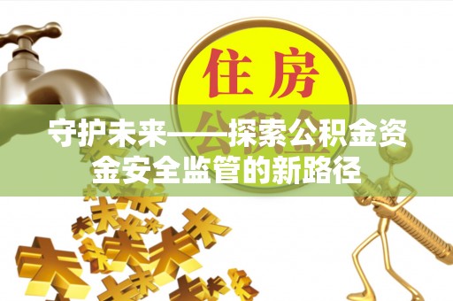 林州守护未来——探索公积金资金安全监管的新路径